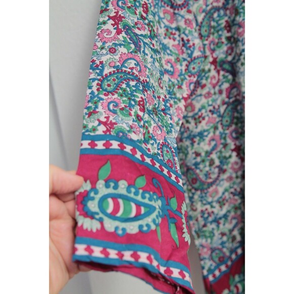 Sahiba Women's Tunic/Top/Blouse Long Sleeve Round Neck Flowy Size Med/Large - Picture 6 of 9